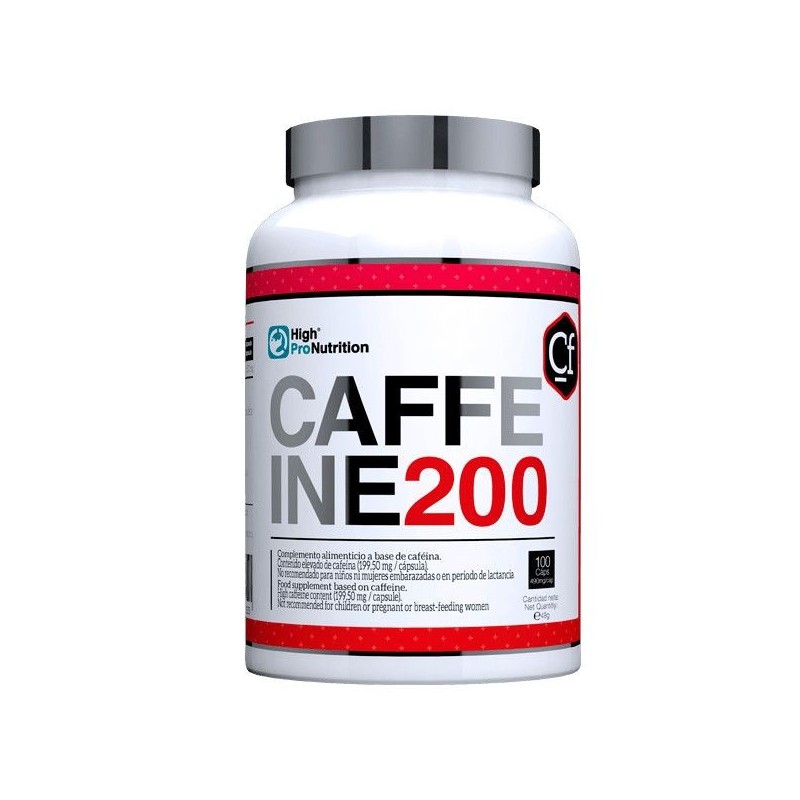 CAFFEINE 200mg 100 CAPSULAS