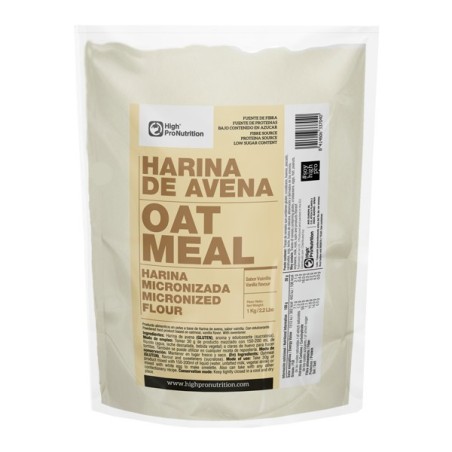 HARINA AVENA INTEGRAL VAINILLA 1KG